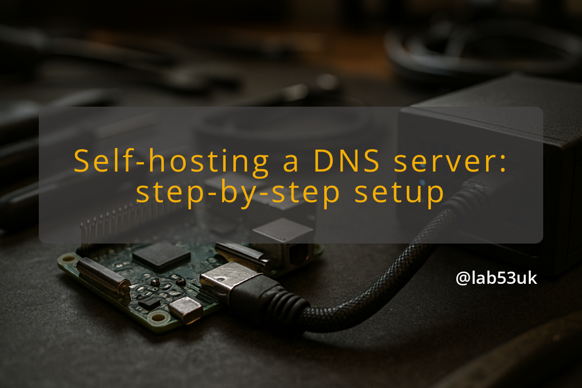 img self hosting a dns server step by step setup