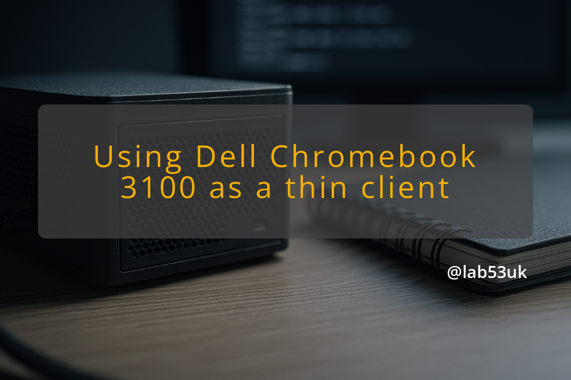 img using dell chromebook 3100 as a thin client chromebook thin clients