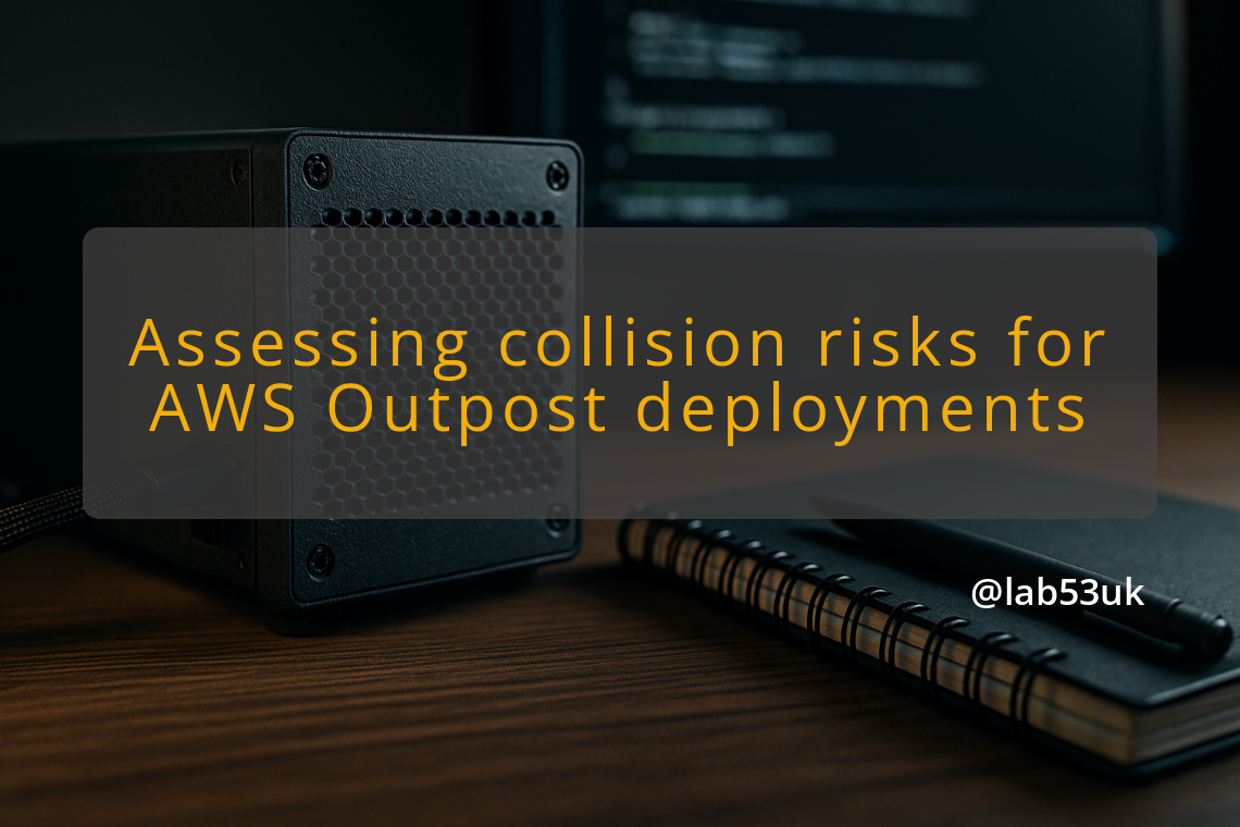 img assessing collision risks for aws outpost deployments