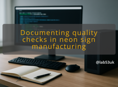 img documenting quality checks in neon sign manufacturing neon sign automation