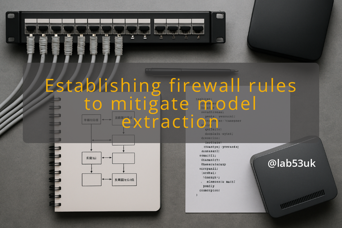 img establishing firewall rules to mitigate model extraction