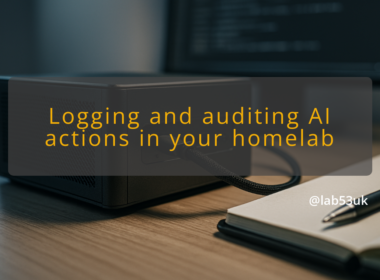 img logging and auditing ai actions in your homelab ai management