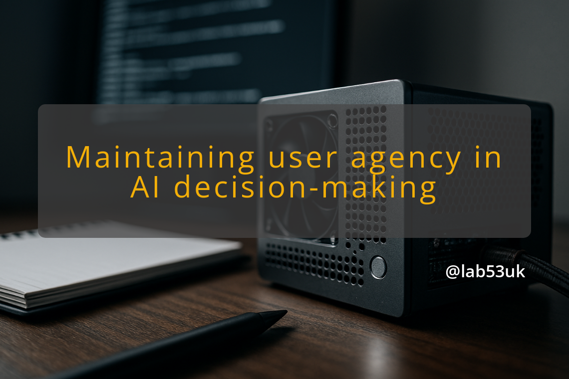 img maintaining user agency in ai decision making ai control