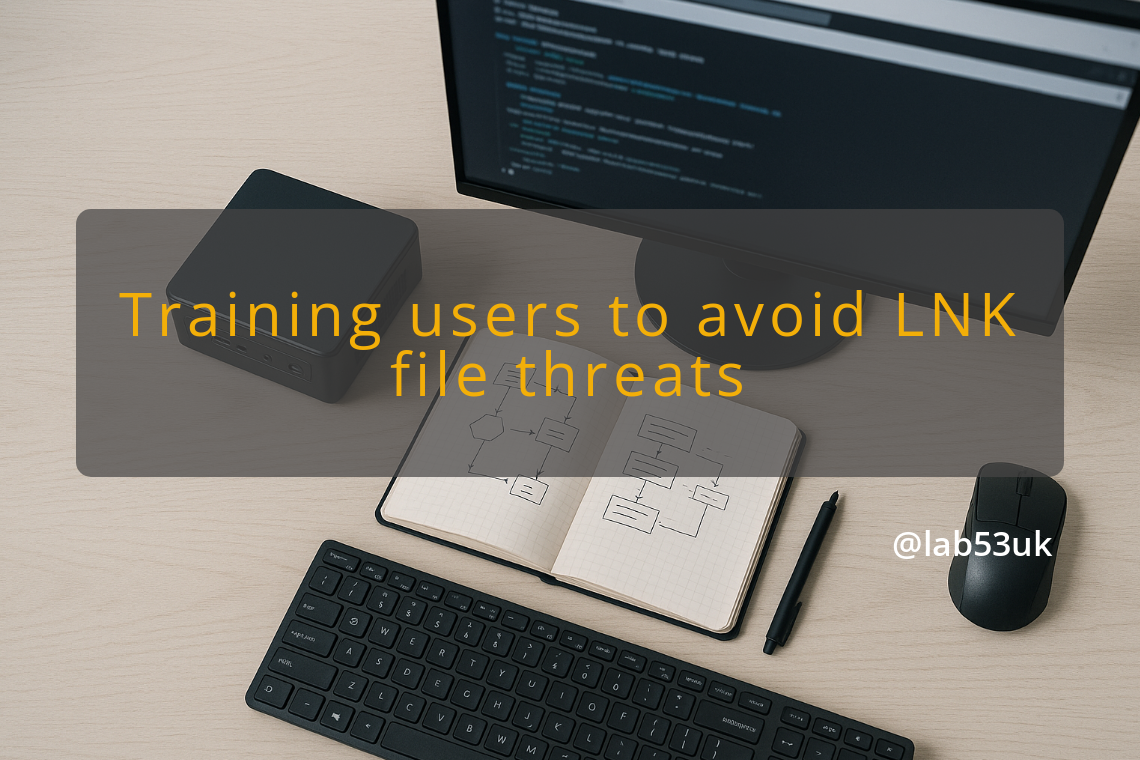 img training users to avoid lnk file threats windows lnk file security